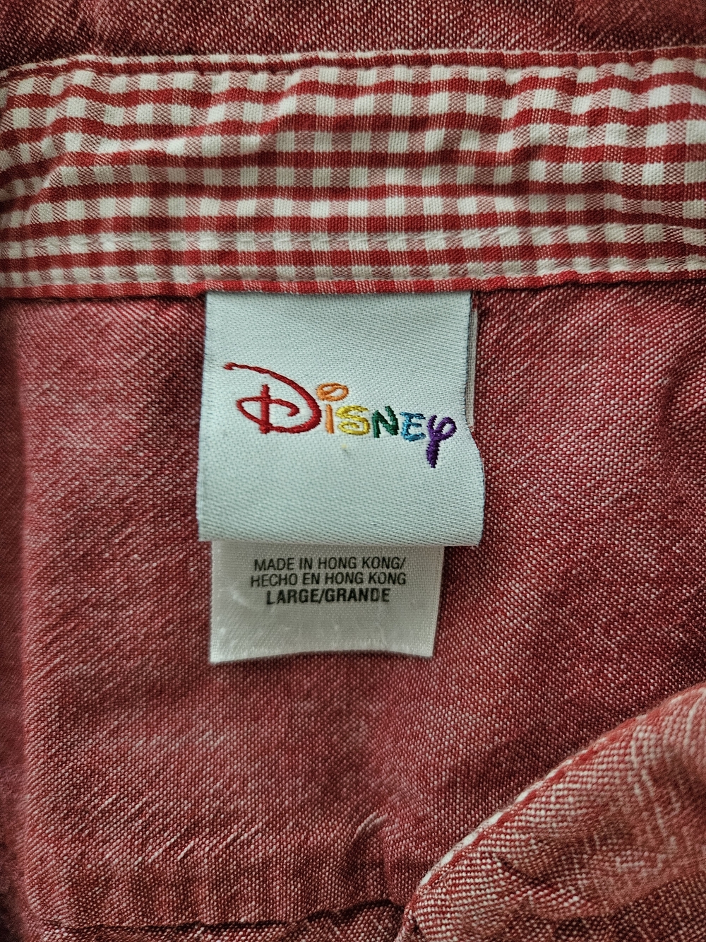 Vintage Mickey Mouse Button-Up Shirt - Picture 4 of 7